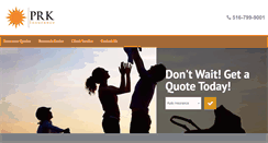 Desktop Screenshot of prkinsurance.com
